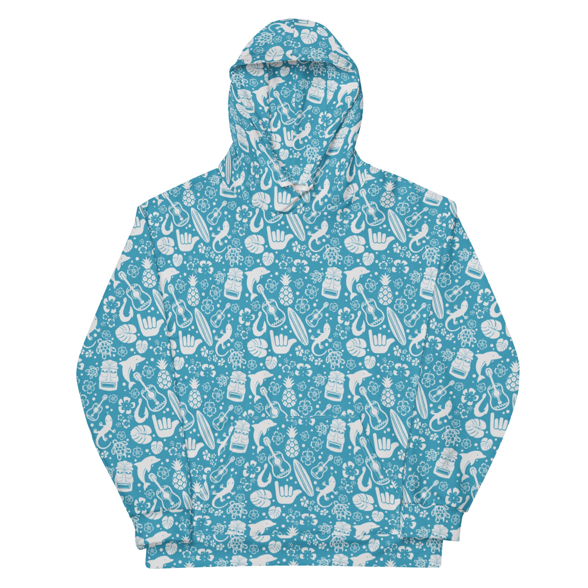 Hawaiian Surf & Beach Symbols Hoodie