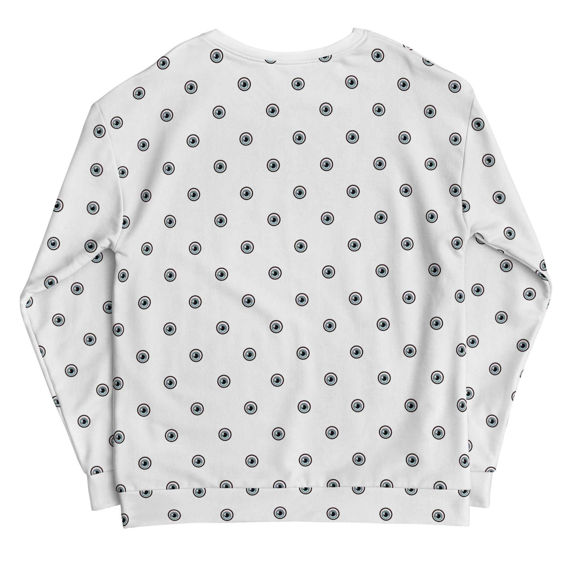 White Eye Print Sweatshirt