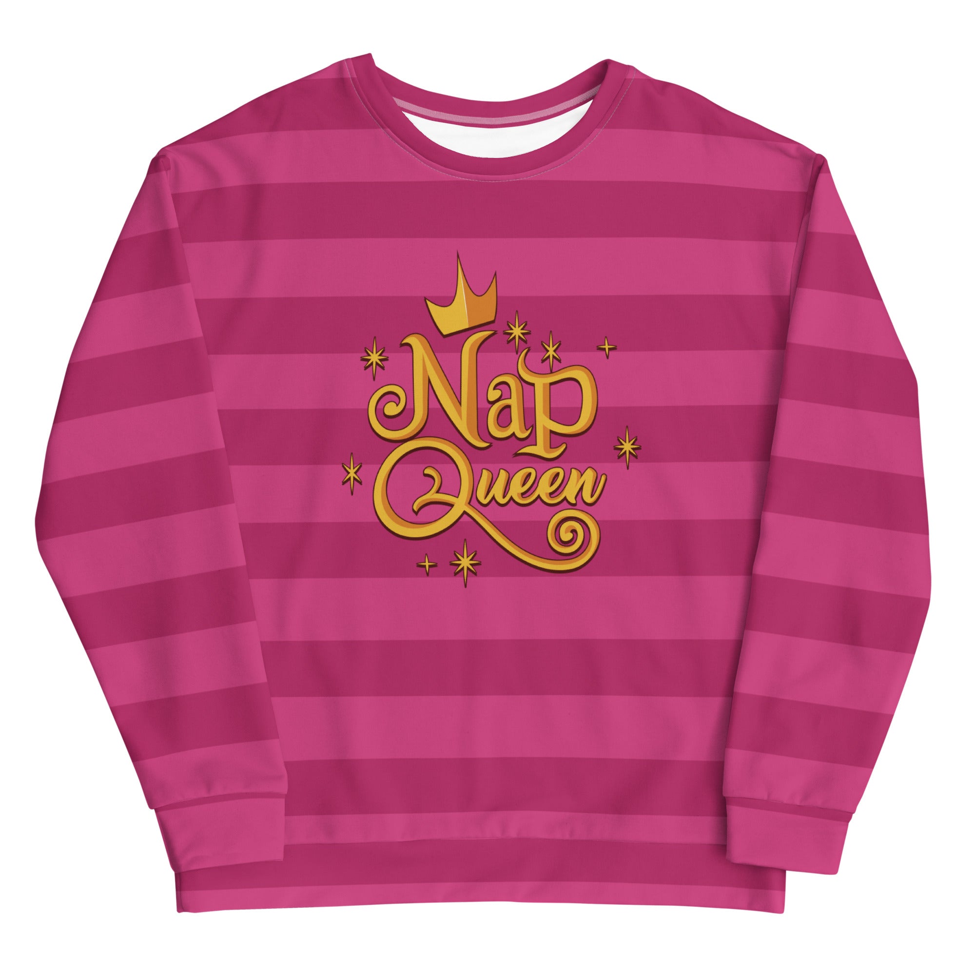 Striped "Nap Queen" Sweatshirt