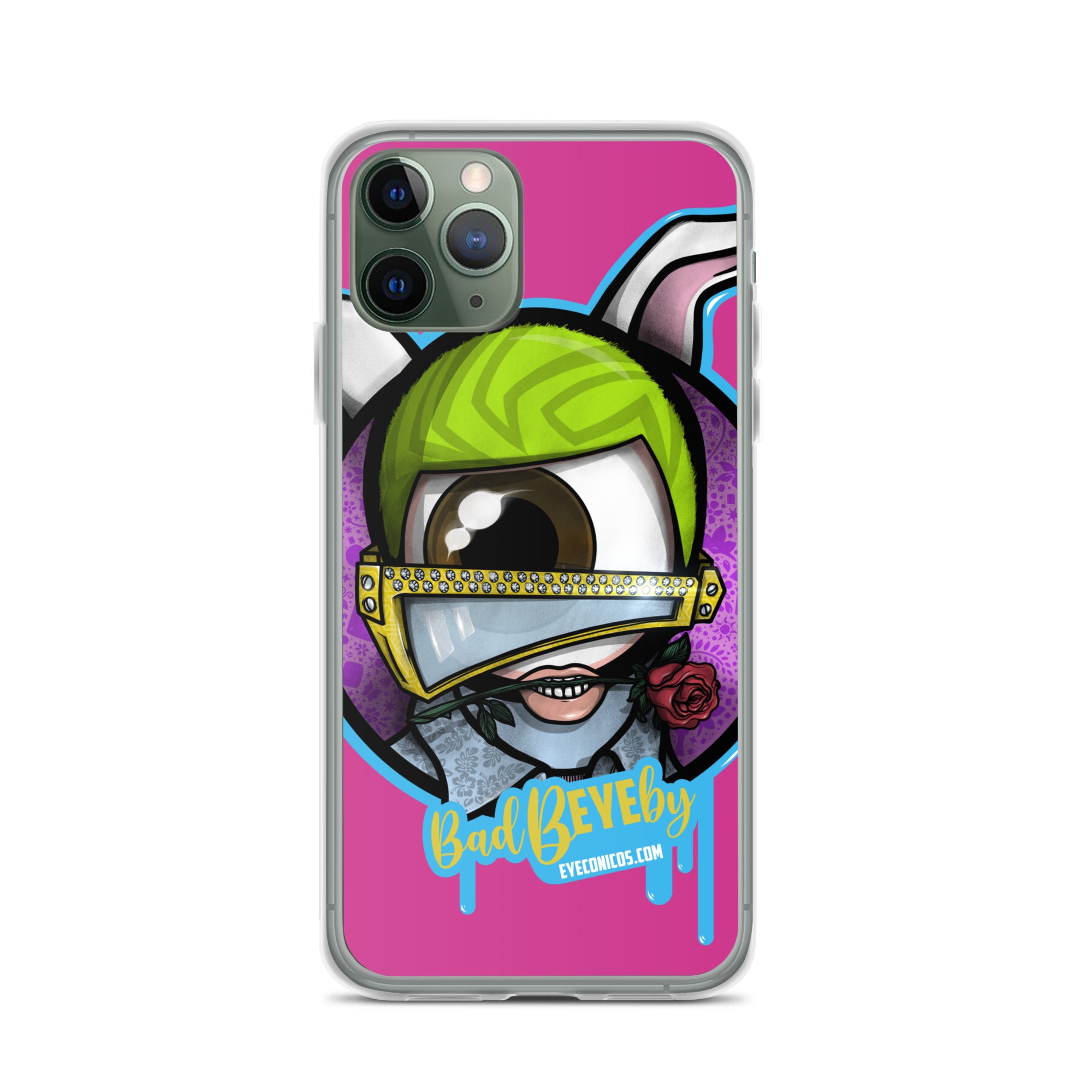 Bad Bunny Cartoon Eye iPhone Case