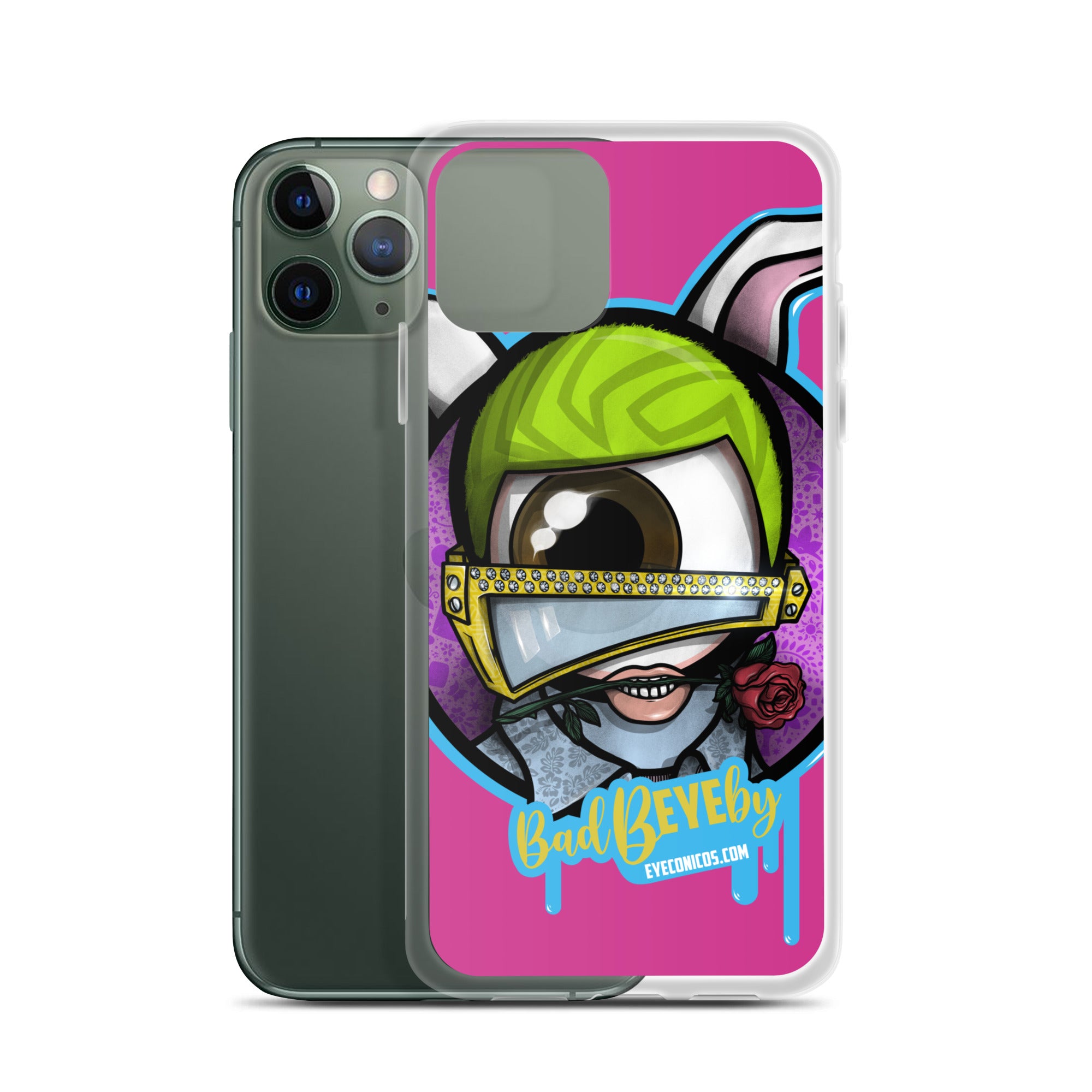 Bad Bunny Cartoon Eye iPhone Case