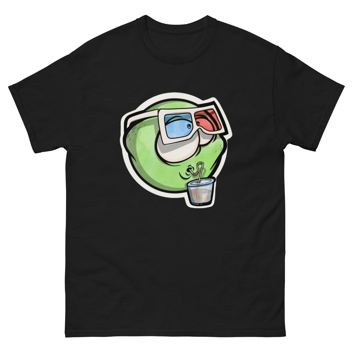 3D Glasses Emoji T-Shirt