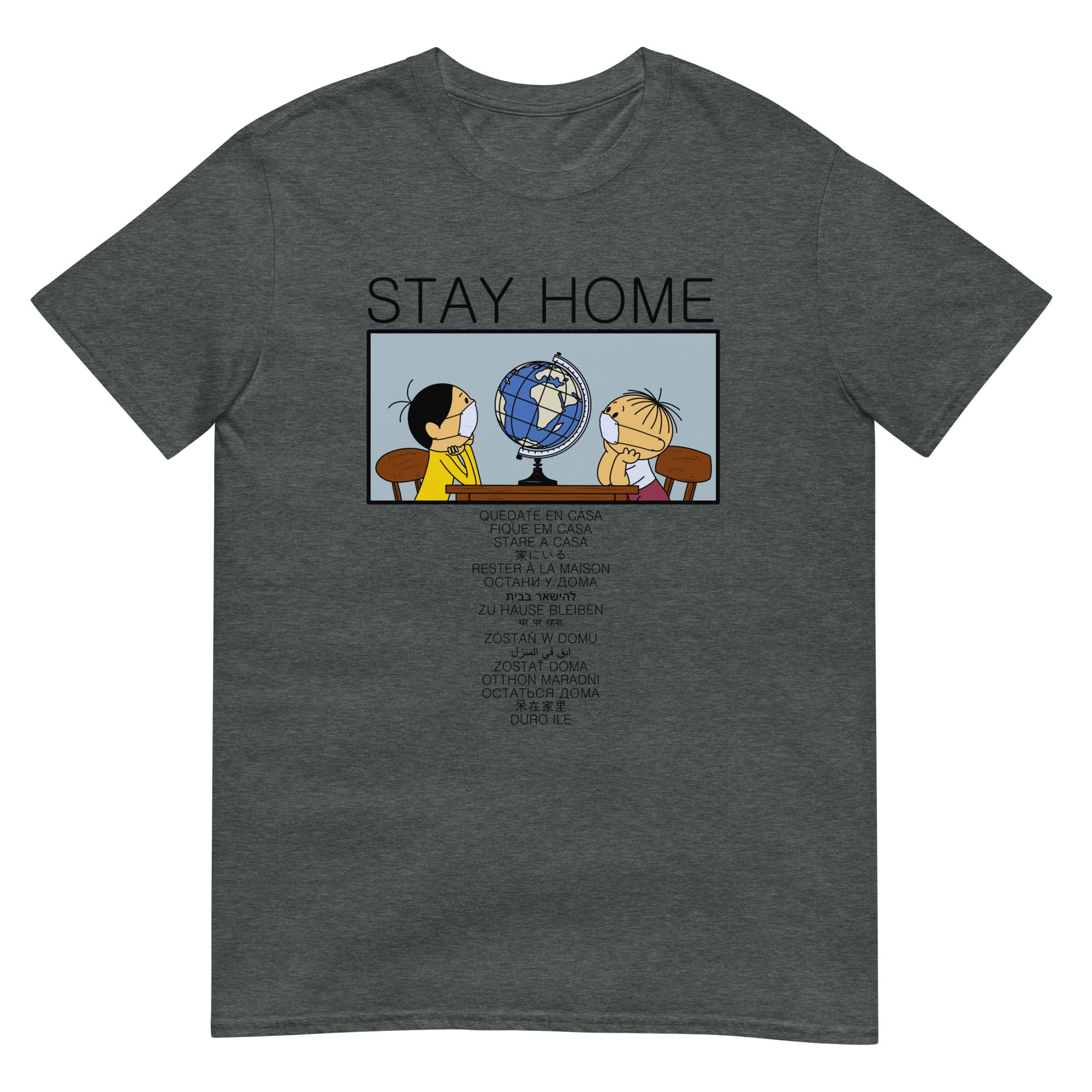 Bolek and Lolek “Stay Home” Multi-Language T-Shirt
