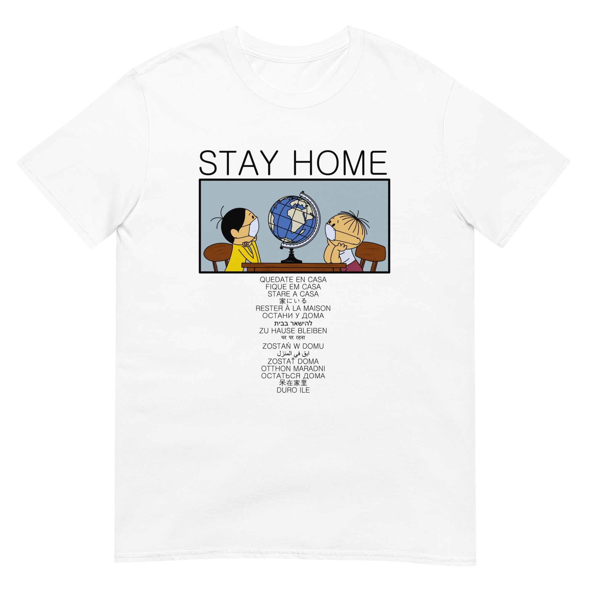 Bolek and Lolek “Stay Home” Multi-Language T-Shirt