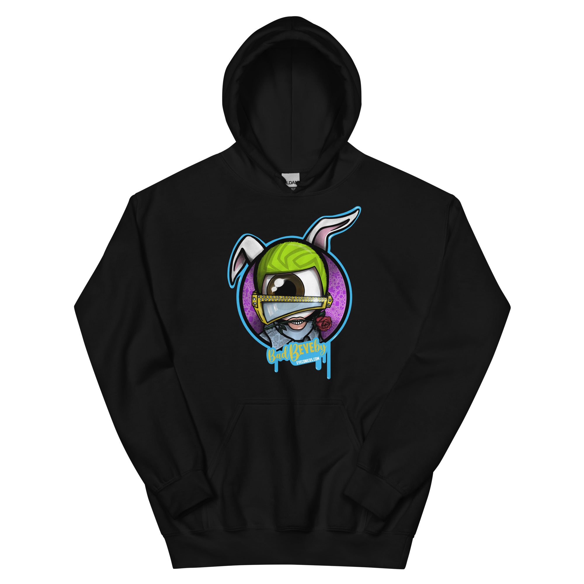 Bad Bunny Cartoon Eye Hoodie