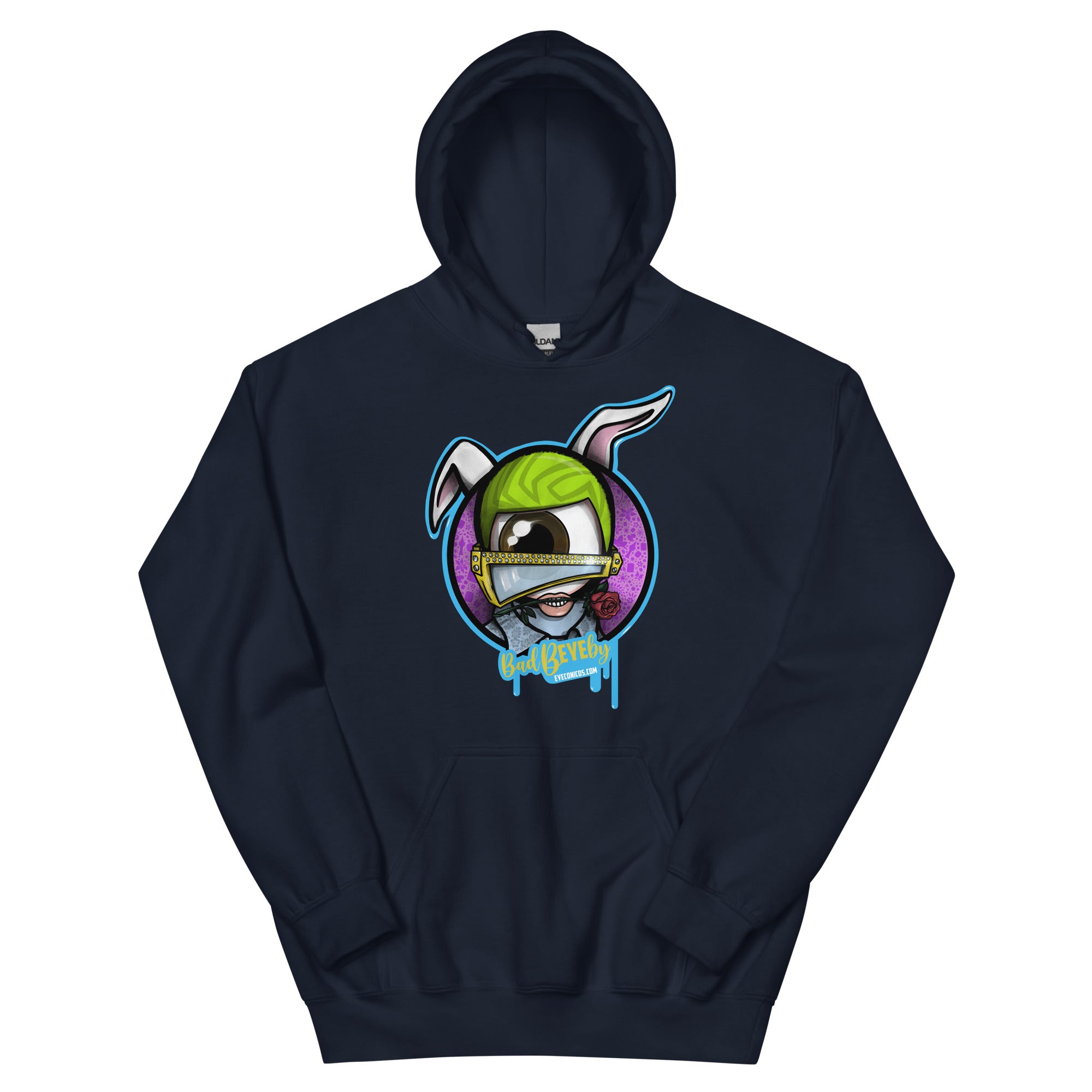 Bad Bunny Cartoon Eye Hoodie