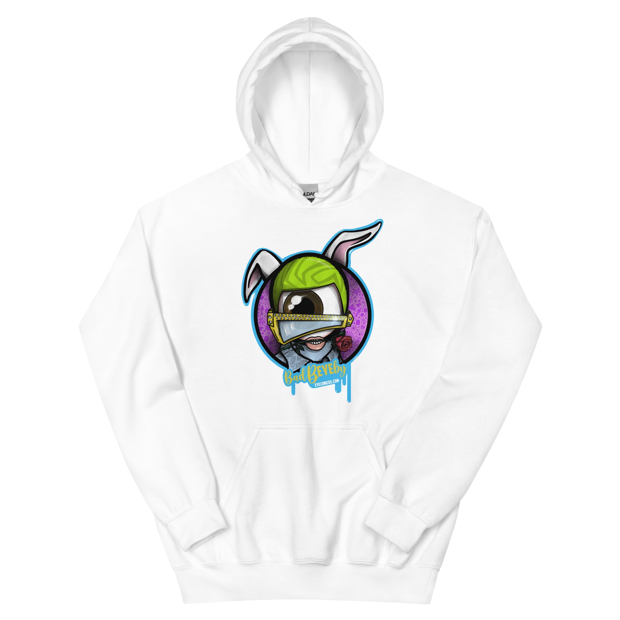 Bad Bunny Cartoon Eye Hoodie