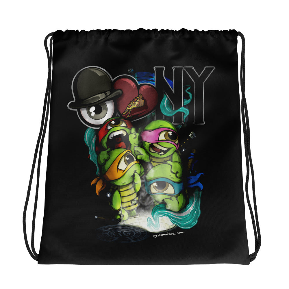 Eye Love NY Drawstring Bag