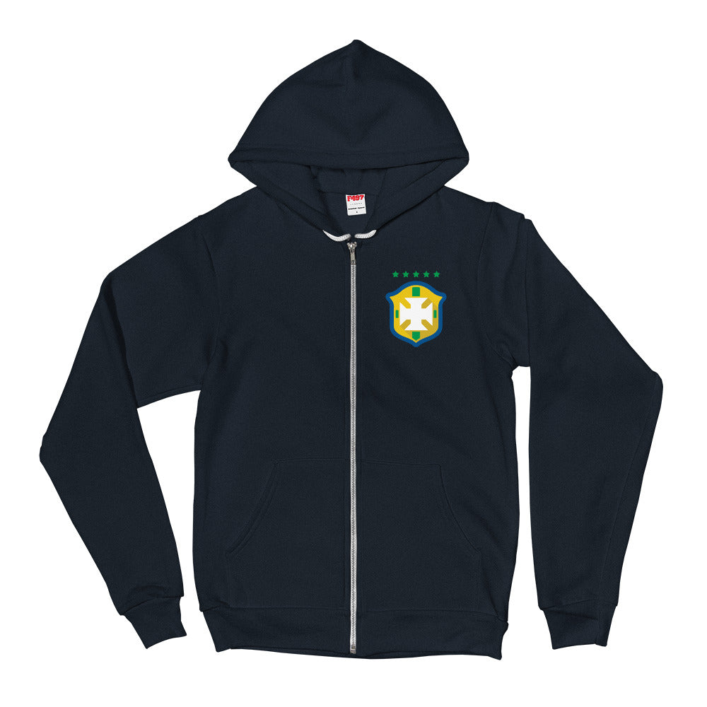 Brazil Eye Zip-Up Hoodie