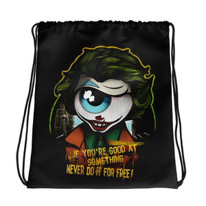 The Eye Joker Drawstring Bag