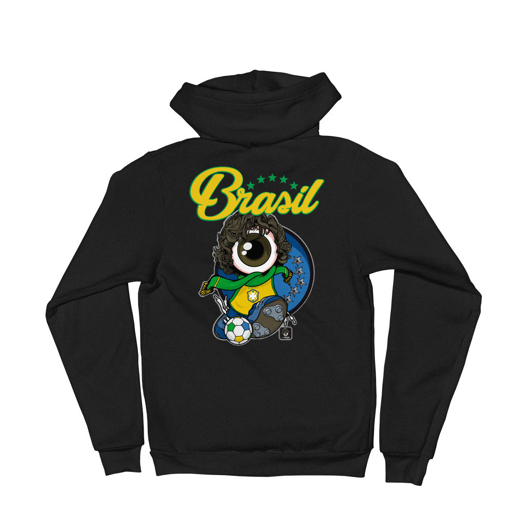 Brazil Eye Zip-Up Hoodie