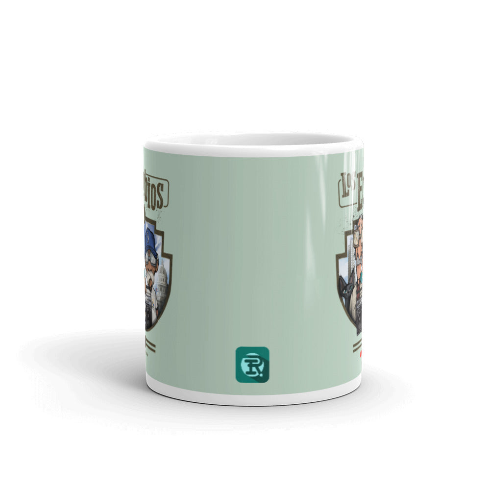 "Los Ecobios" Green Character Mug